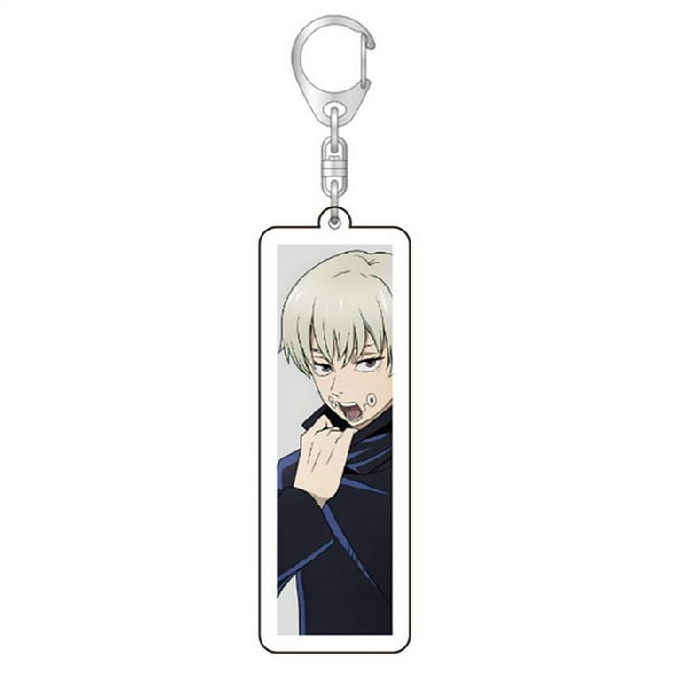 Taicanon Anime Jujutsu Kaisen Keychain, Double-sided Clear Acrylic Key Ring  Anime Figure Color Printed Pendant Clothing Bag Accessories