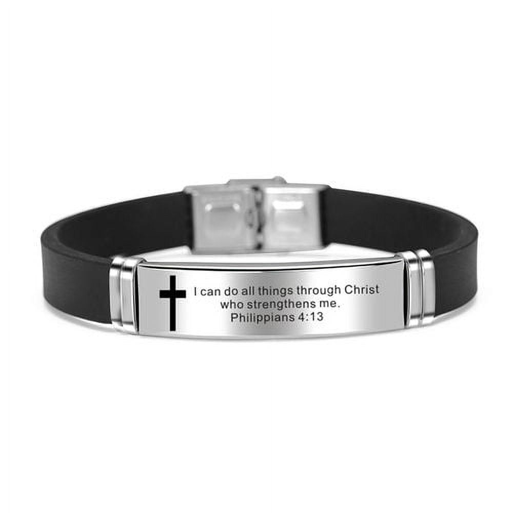 Men's Bracelet - Christian bracelet adjustable, cross bracelet, Shamba –  Symbol of Faith
