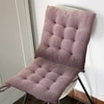 thumbnail image 1 of Taicans 1 Pcs Tufted Non Slip Rocking Chair Cushion,Square Seat Cushion Chair Pads,Soft Comfort Chair Mat Pillow Cushions,Suit Glider Rocker Seat Cushions Upper &Lower with Straps Purple, 1 of 6