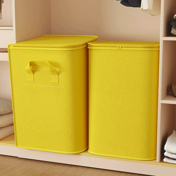 Taicans 100L Storage Bags Clothes Storage Bins Foldable with Reinforced Handles and Clear View Window for Closet Organization,Home and Dorm Clothes & Blanket Storage