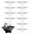 thumbnail image 1 of Taicans 10Pcs Floating Flower Planter, Hydroponic Vase for Fresh Flowers, Modern Flower Arrangement Border & Display Kit, Wind Planter for Tabletop Decor, 1 of 8