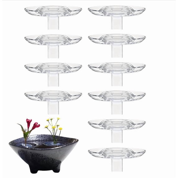 Taicans 10Pcs Floating Flower Planter, Hydroponic Vase for Fresh Flowers, Modern Flower Arrangement Border & Display Kit, Wind Planter for Tabletop Decor