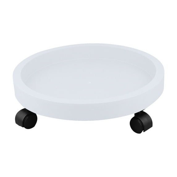 Taicans 12 Inch Heavy Duty Plant Caddy with Wheels,Round Flower Pot Mover, Indoor Rolling Planter Dolly on Wheels, Outdoor Planter Trolley Tray Coaster, Indoor Outdoor Plant Saucer Tray