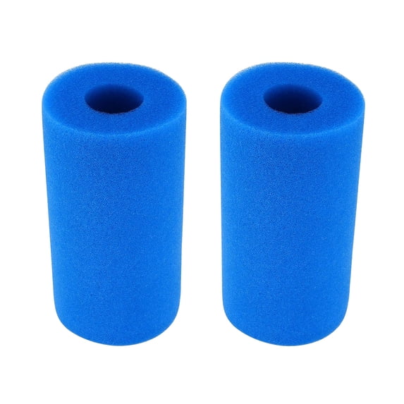 Taicans 2 Pcs Pool Filter Cartridge Swimming Pool Filter Foam Cartridges Replacement Sponge Reusable Washable Filter Sponge Cleaner,Type B,7.9 x 3.9Inch