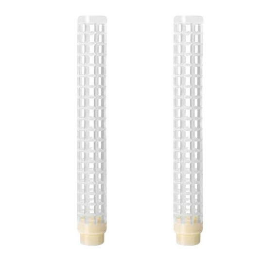 Taicans 2Pcs Plastic Moss Pole for Monstera,Large Poles for Climbing Plants Work with Sphagnum Moss,6.7 Inch Plant Stake,Garden Ties,Stackable & Refillable Plastic Moss Poles