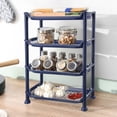 thumbnail image 1 of Taicans 3 Tier Bathroom Storage Rack - Shower Organizer with Drainage Holes & Non-Slip Base (18.7x13.4x6.9in) - Space Saving Corner Shelf for Bathroom/Kitchen, 1 of 5
