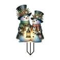 thumbnail image 1 of Taicans 4.6in Acrylic Christmas Snowman Garden Stake - Frosty Winter Lawn Decor with Snowy Base,Outdoor/Indoor Holiday Yard Decoration,Durable Weather-Resistant Christmas Ornament‌, 1 of 6