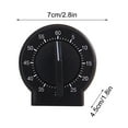 thumbnail image 1 of Taicans 60 Minute Kitchen Timer with Long Ring,Mechanical Long Ring Timer for Oven Cooking Baking Exercise Fitness Teaching Classroom Study,Household Timer Black, 1 of 7