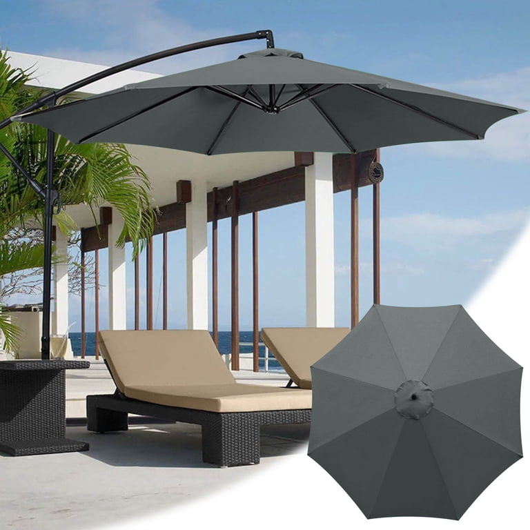 9ft patio umbrella canopy 8 ribs Taicans 9 ft Patio Umbrella Canopy - 8 Ribs,UV Protective and Water  Resistant Patio Umbrellas Outdoor Market Umbrella for Pool Garden Backyard  Deck (Canopy Only) E