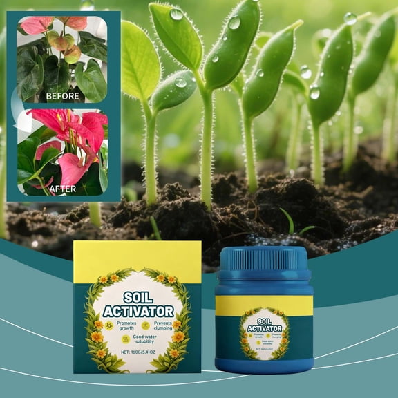 Taicans All-Purpose Plant Food & Soil Activator,Ready-to-Use Nutrient Booster for Potted & Indoor Plants,Promotes Growth and Improves Soil Health