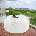 thumbnail image 1 of Taicans Bean Bag Cover (No Filler) Soft Faux Fur Stuffed Animal Bean Bag Storage,Velvet Bean Bag Chair Cover,Fluffy Plush Bean Bag Chair Cover Washable,Comfy Bean Bag Covers for Adults Kids Teen,71in, 1 of 6