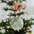 thumbnail image 1 of Taicans Christmas Ball Glitter Mint Green Christmas Ornament - 1Pc Unique Designs (Leaf/TearDrop/Pearl/Glitter Balls) for All Tree,Holiday Party Home Wedding Decor,Reusable Xmas Tree Hanging Ornament, 1 of 6