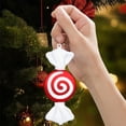 thumbnail image 1 of Taicans Christmas Candy Ornaments - Colorful PVC Painted Hanging Decorations for Xmas Tree,Home,Party (Red/Green/Gold,4") - Holiday Decoration‌, 1 of 5