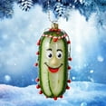 thumbnail image 1 of Taicans Christmas Pickle Ornament - Funny Cucumber Tree Decorations,German Tradition Acrylic Hanging Pendants for Xmas Tree,Car & Gift Wrapping, 1 of 5