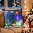 thumbnail image 1 of Taicans Christmas Pillow Covers with LED Lights 18x18 Inch,Creative Twinkle Glowing Throw Pillow,LED Night Light Pillow Cushions Stuffed Toys Gifts for Kids,Christmas,Farmhouse Decor Cushion Cases, 1 of 5