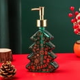 thumbnail image 1 of Taicans Christmas Tree Soap Dispenser Lotion Bottle - Green Decorative Push Dispenser for Shower Gel & Shampoo,Bathroom Essential & Perfect Gift,Housewarming/Birthday/Christmas,10 oz, 1 of 6