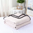 thumbnail image 1 of Taicans Cotton Gauze Quilt,Ultro-Soft Bedspread,Breathable Coverlet for All Season,Cooling Fiber for Hot Sleeper and Night Sweats,Cool Soft Thin Breathable Summer Comforter for Bed 59" x 39" A, 1 of 3