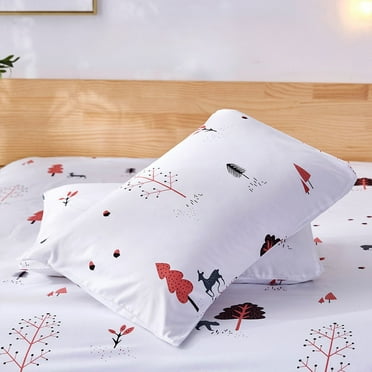 Taicans Cotton Pillow Cases for Kids,uper Soft & Breathable Muslin Fabric with Envelope Closure,Standard Size Breathable Ultra Soft Pillow Shams,29"x19" Pink