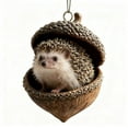 thumbnail image 1 of Taicans Cute Animal Acorn Christmas Ornament,Cozy forest Christmas Ornaments,Acrylic Cute forest Animal Christmas Trees Hanging Decorations,Rustic Nature-Themed Home Decor,Animal Lovers Gift,3in, 1 of 5