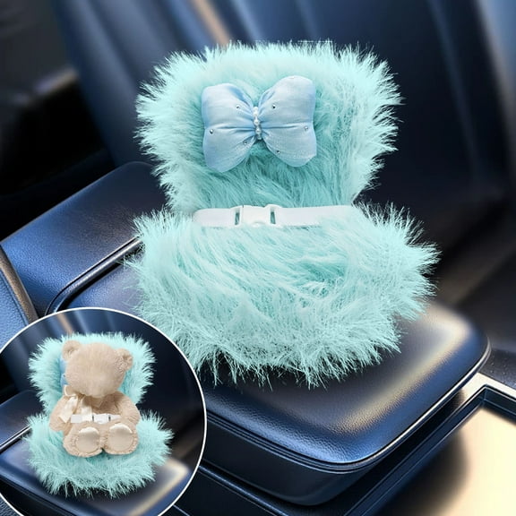 Taicans ‌Cute Doll Car Seat for 12cm Dolls - Miniature Air Vent Clip Holder & Desktop Stand,Perfect for Doll Collectors,Kids,Car Interior Decoration,Gift for Doll Lovers‌,Blue
