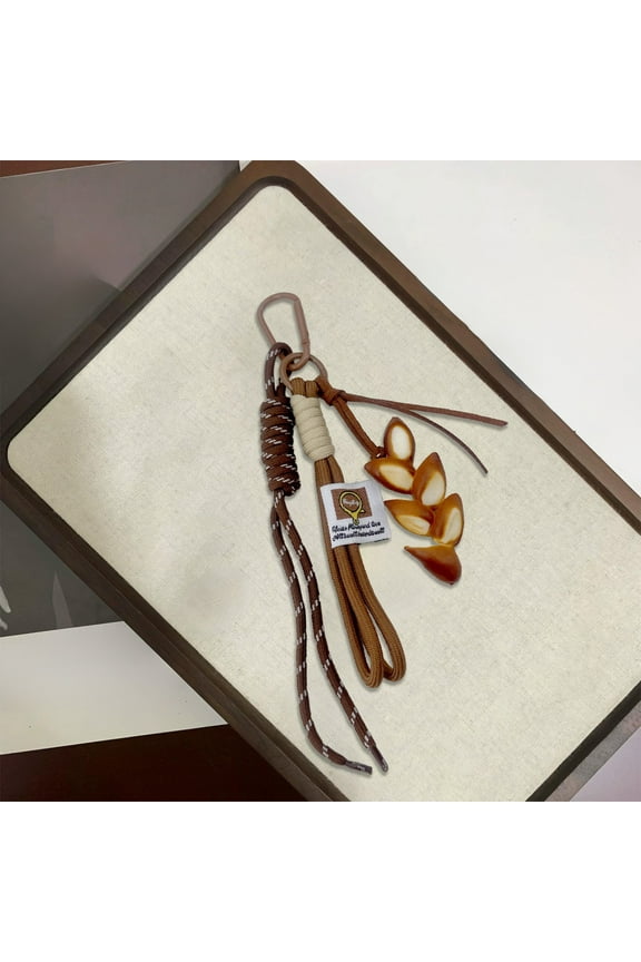 Deer Antler Bow Iron Keychain Pendant - Cute Christmas Gift,Thanksgiving Present,Bag Charm,Backpack Decor - Durable Metal & Plastic (1PC)