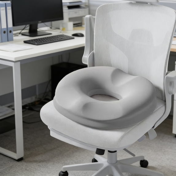 Taicans Donut Pillow Seat Cushion Memory Foam Non-Slip for office Chair Car