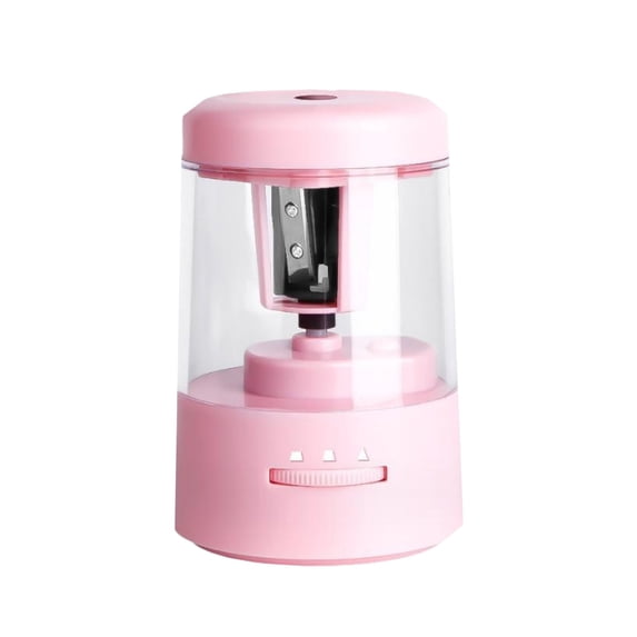 Taicans Electric Pencil Sharpener,Pencil Sharpener for Colored Pencils,Auto Stop,Super Sharp & Fast,USB & Battery Operated,Electric Pencil Sharpener for office/Home Pink