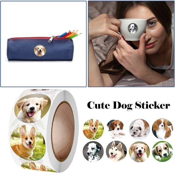 Taicans Encouragement Stickers for Kids 500pcs 1 Inch Cute Kraft Paper Round Reward Labels for Teacher Classroom Motivation,Positive Reinforcement Sticker Roll