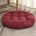 thumbnail image 1 of Taicans Floor Pillow,Meditation Floor Pillow,Round Large Pillows Seating for Adults,Tufted Linen Cushion for Tatami Living Room,16.5in, 1 of 5