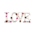thumbnail image 1 of Taicans Floral Love Tabletop Decoration,3" Valentine's Day Floral LOVE Letter Decor with Artificial Pink Red Purple Flowers, Desktop Tabletop Centerpiece for Home, Gift for Her, 1 of 7