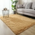 thumbnail image 1 of Taicans Fluffy Rug,Modern Soft Fluffy Shaggy Rug for Bedroom Livingroom Small Chair Decor Rugs Feet Floor mats,Non-Slip Plush Furry Fur Area Rugs,31.5"x 78.7" Khaki, 1 of 5
