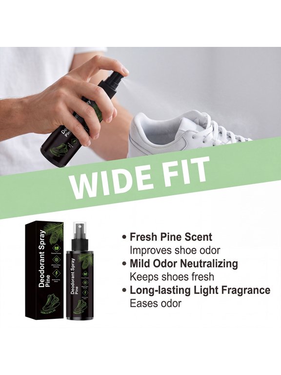 Taicans Foot Deodorant Spray Extra Strength Shoe Odor Eliminator for Sneakers Boots,Long-Lasting Fresh Scent,Non-Irritating Formula for Daily Use,100ml