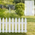 thumbnail image 1 of Taicans Garden Fence Picket Fence - 11.8x3.9 Inch White Decorative Border for Lawn Edging and Flower Beds,Easy to Install Modular Yard Fence,1PCS, 1 of 5