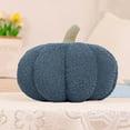 thumbnail image 1 of Taicans ‌Halloween Pumpkin Throw Pillow - Soft Fall Thanksgiving Decor,Cute Plush Pumpkin Shaped Pillow for Sofa Bedroom office,Autumn Home Decorations Gift (7.8x4.8Inch,Blue), 1 of 4