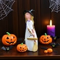 thumbnail image 1 of Taicans Halloween Witch Decor - Cute White Witch Resin Figurines with Pumpkin,Broom & Spider,Handcrafted Spooky Home Decor for Witch Lovers,Unique Gift for Halloween Party & Christmas Decorations‌, 1 of 8