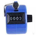 thumbnail image 1 of Taicans Handheld Tally Counter,Metal Handheld Tally Counter 4-Digit Number Count Clicker Counter,Hand Mechanical Pitch Counter for Coaching,Knitting,People,Lap,Fishing,Golf,Toddler & Fidget Blue, 1 of 2