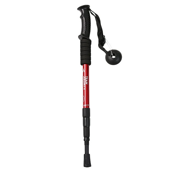 Taicans Hiking ,Collapsible,Lightweight,Anti Shock,Hiking or Walking Sticks,Poles Lightweight Aluminum Hiking Walking Sticks,Adjustable Hiking Pole for Men and Women Red