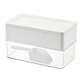 thumbnail image 1 of Taicans Tray with Lid and Bin,Silicone Plastic s Trays for Freezer with Box/Container,Stackable with Storage Iced Bucket Kits,Scoop,for Soup,Food,Cocktail,Coffee,Baby Food White, 1 of 5