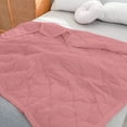 thumbnail image 1 of Taicans Light Quilt Queen Size,Lightweight Summer Quilt Comforter Full Lightweight Soft Bedspread Coverlet,Quilted Blanket Thin Comforter Bed Cover for All Season Washable Pink, 1 of 8