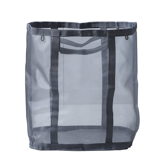 Taicans Mesh Hamper,Wall Mounted Laundry Basket - No Drill Hanging Mesh Hamper for Bathroom,Large Capacity Breathable Dirty Clothes Organizer for Shower Door and Space Saving Storage