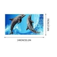 thumbnail image 1 of Taicans Oversized Beach Towel,Tropical Sea Beach Ocean Waves Seaside Scene Island Hawaiian Sunrise Theme Beach Towel,Microfiber Beach Towel 28x55 in B, 1 of 5