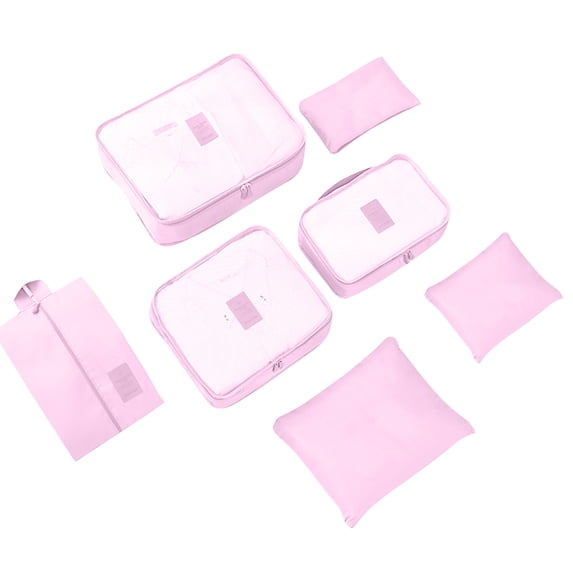 Taicans Packing Cubes for Travel,Packing Cubes with Shoe,Cosmetics,Clothing,and Accessories Bags,Travel Cube for Packing Suitcase Organizer,7Pcs Luggage Packing Organizers Packing Cubes B