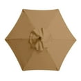 thumbnail image 1 of Taicans Patio Umbrella Canopy,Universal Replacement Cover for 8.8 Ft 6 Ribs Outdoor Round Patio Market Umbrella Parasol Canopy Top Sun Shade Accessory,UV Protection for Pool Garden Backyard Khaki, 1 of 4