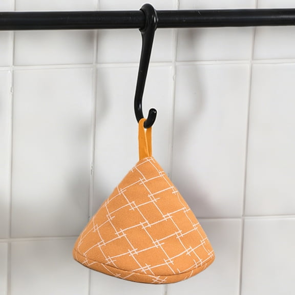 Taicans Pot Handle Cover Heat Insulating,Triangular Silicone Free Pot Lid Holder with Hanging Loop,Kitchen Cooking Tool for Induction Oven,Multi-Purpose Pot Cap