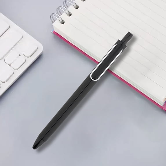 Taicans Push Button Retractable Ballpoint Pen 0.5mm Fine Point,Metal Clip Pen with Large Capacity 1.5ml Smooth Gel Ink,Ergonomic Business office Signature Pen