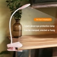 thumbnail image 1 of Taicans Rechargeable Book Reading Light,Battery Operated Rechargeable Clamp Lamp for Headboard,Eye-Caring LED Light,360° Flexible Studying Small Desk Lamp Pink, 1 of 6
