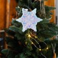 thumbnail image 1 of Taicans Shiny Christmas LED Ornaments - Bear,Tree,Cake,Snowman & Star Designs - Battery Operated & Waterproof - Perfect for Holiday Tree Decorations,Indoor/Outdoor Use‌, 1 of 5