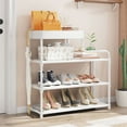 thumbnail image 1 of Taicans Shoe Rack-Shoe Organizer 4 Tier Shoe Rack for Closet Front Door Entryway Garage,Stackable Free Standing and Freely Combinable Shoe Storage,Space Saving Small Shoe Shelves, 1 of 5