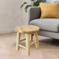 thumbnail image 1 of Taicans Step Stool 9.8x9.8x9.8in Solid Wood Stool,Heavy Duty Small Square Stool for Home Laundry Room Shoe Changing,Waterproof Compact Stool, 1 of 6