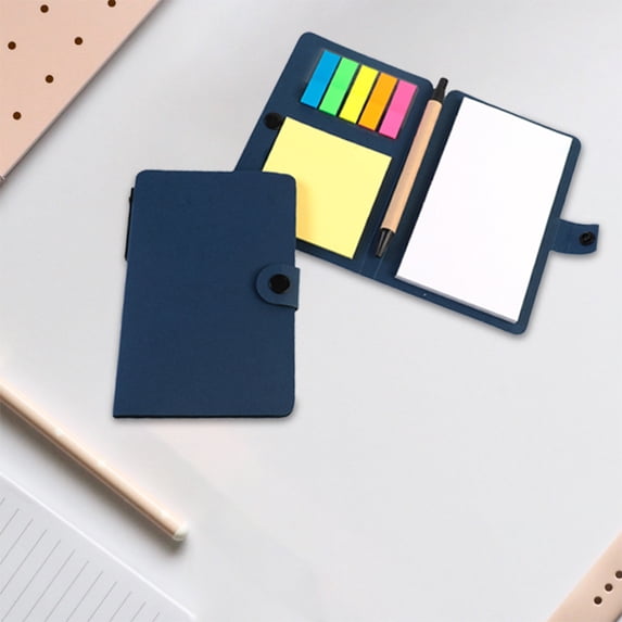 Taicans Sticky Notes with Pen Holder,Self-Stick Memo Pad 6x3.9in,Removable Adhesive Notepad for office,Workplace & Planning,Portable To-Do List & Reminder Notepad